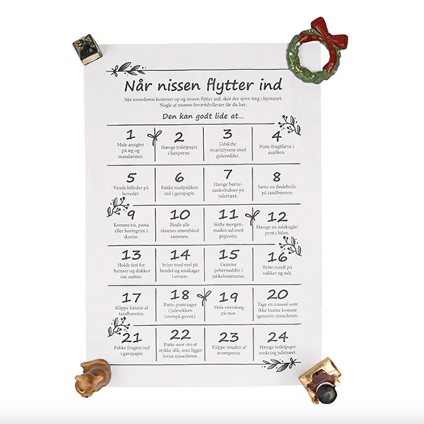 Nissedør med tilbehør - 7 deler