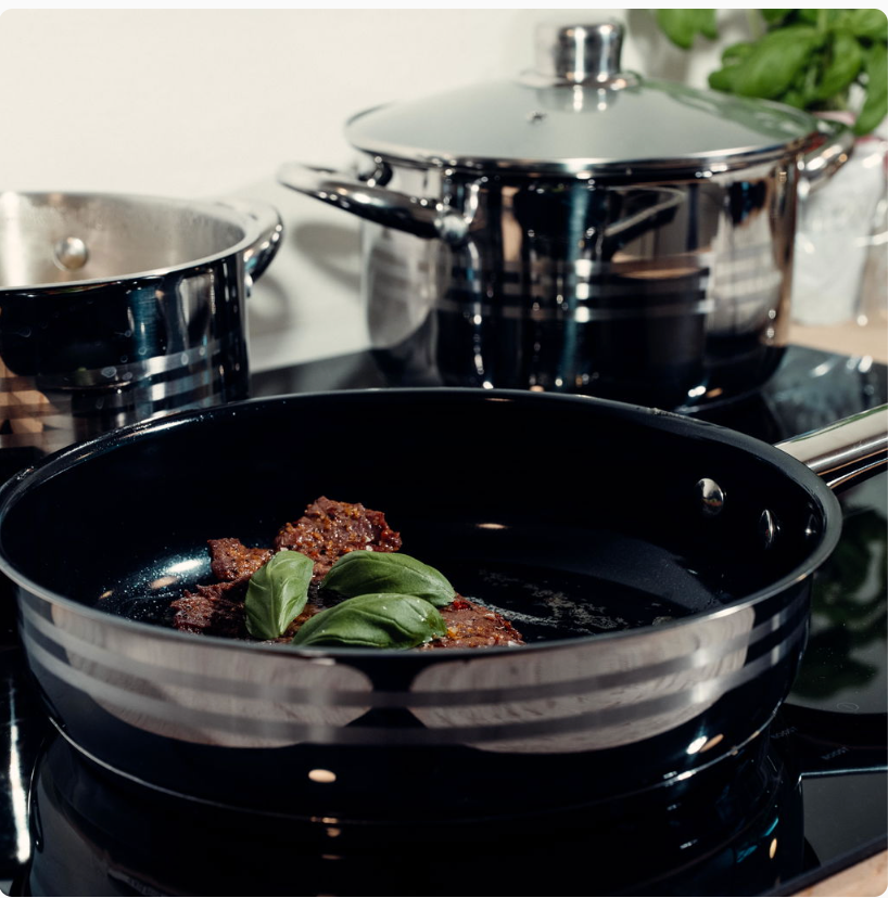 Kjele- og pannesett - 5 deler