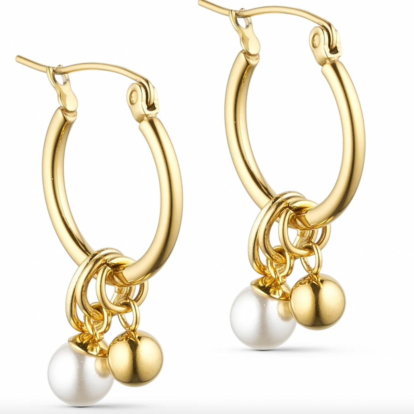 Marina Øredobber - Forgylt