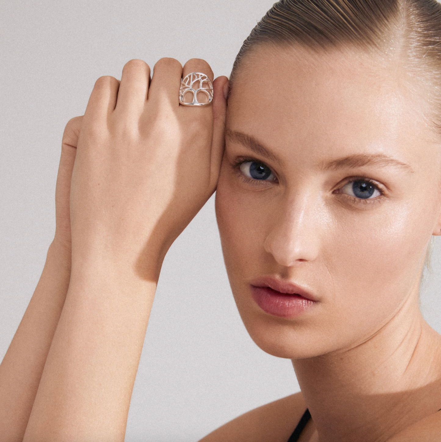 Ring ALIA sølvbelagt