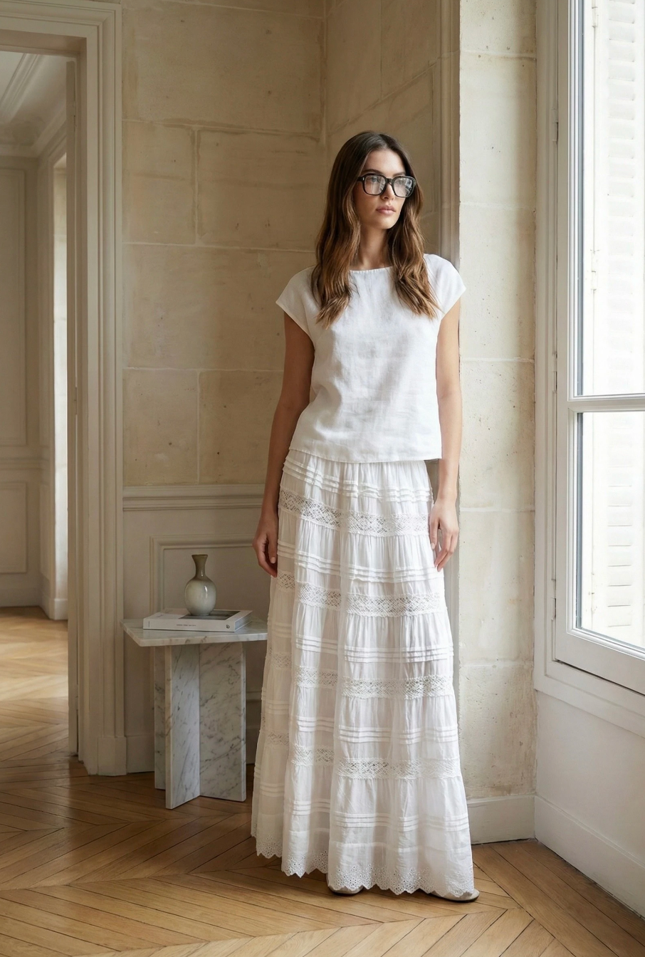 Elegant boho skjørt