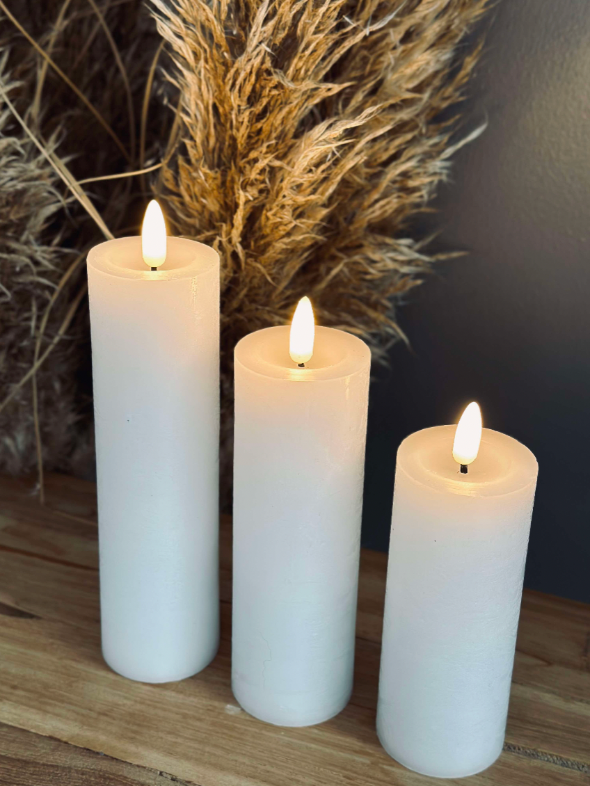 Blokklys Hvit - Flere størrelser