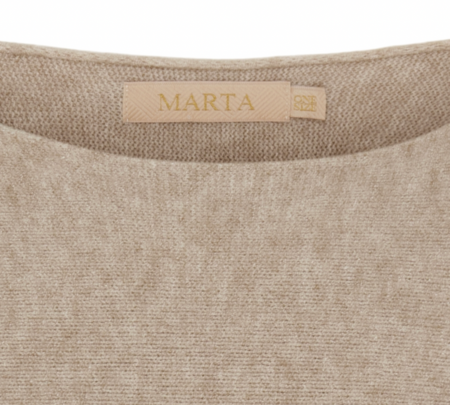 Bluse Sia medium beige – Oversize