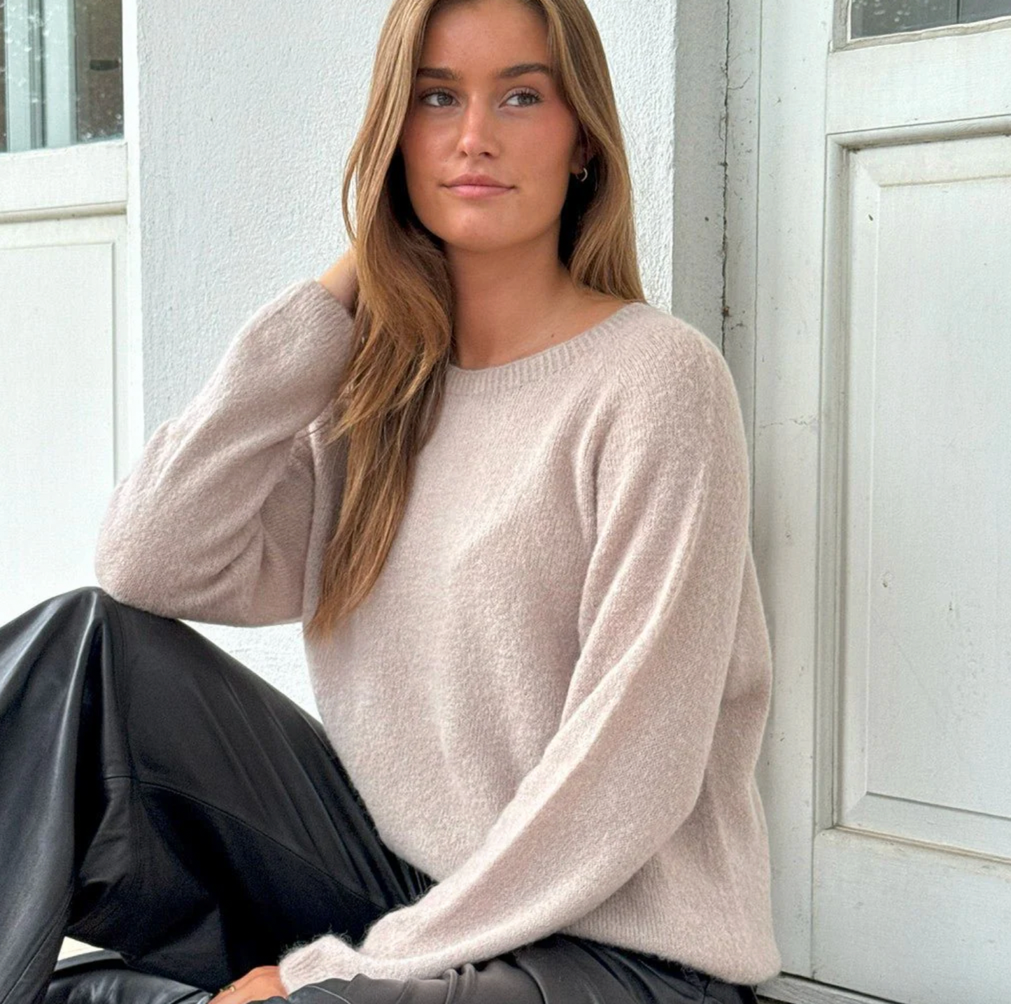 Alpacha strikk Depeche - Sand