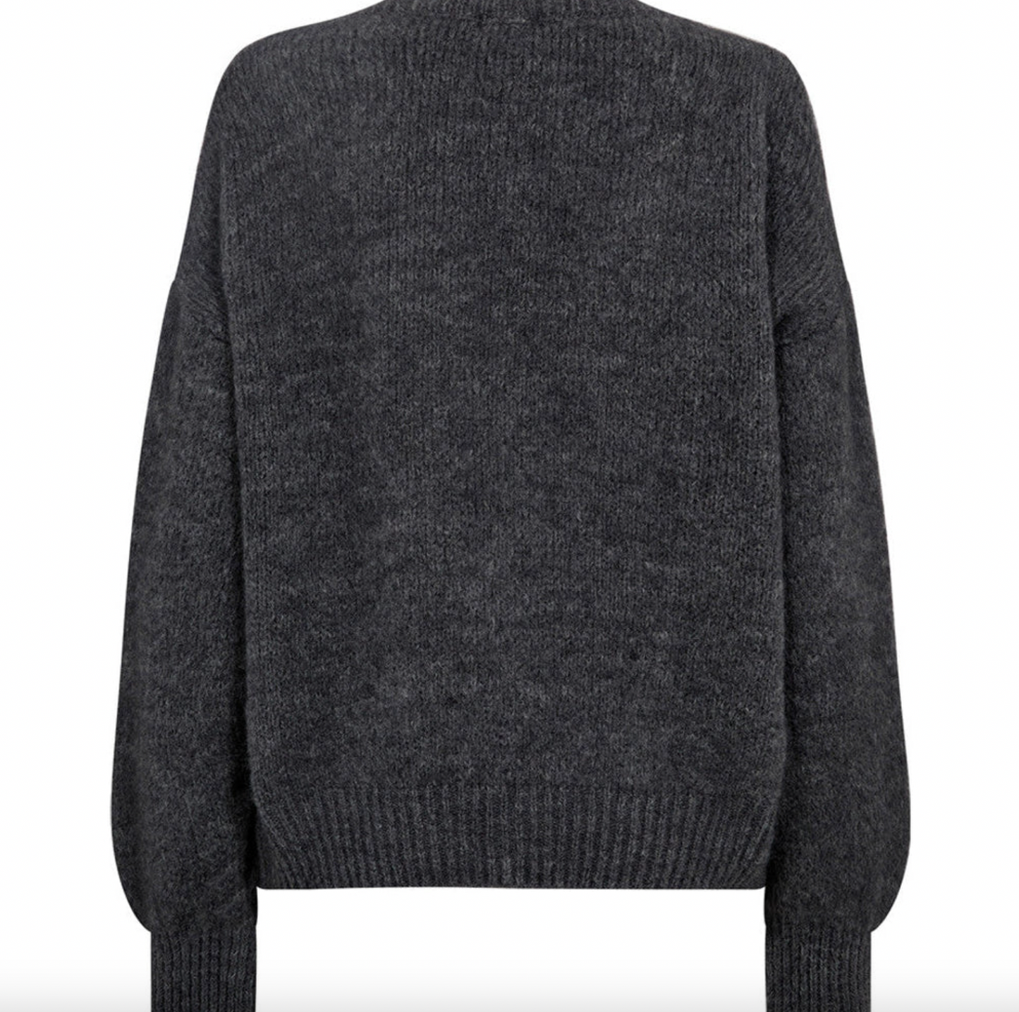 Alpaca cardigan Depeche - Grey Melange