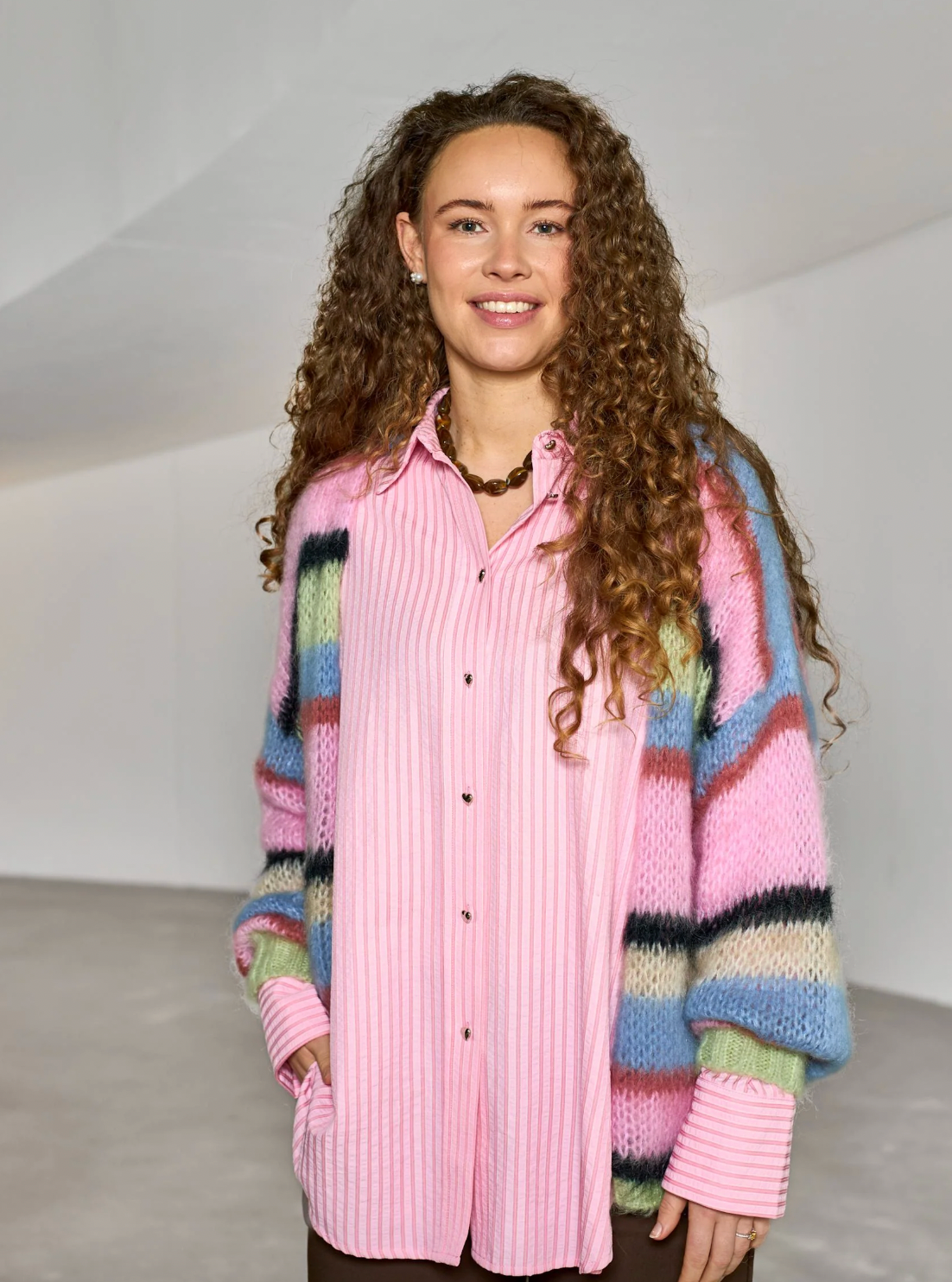 Cardigan Frey Soft candy