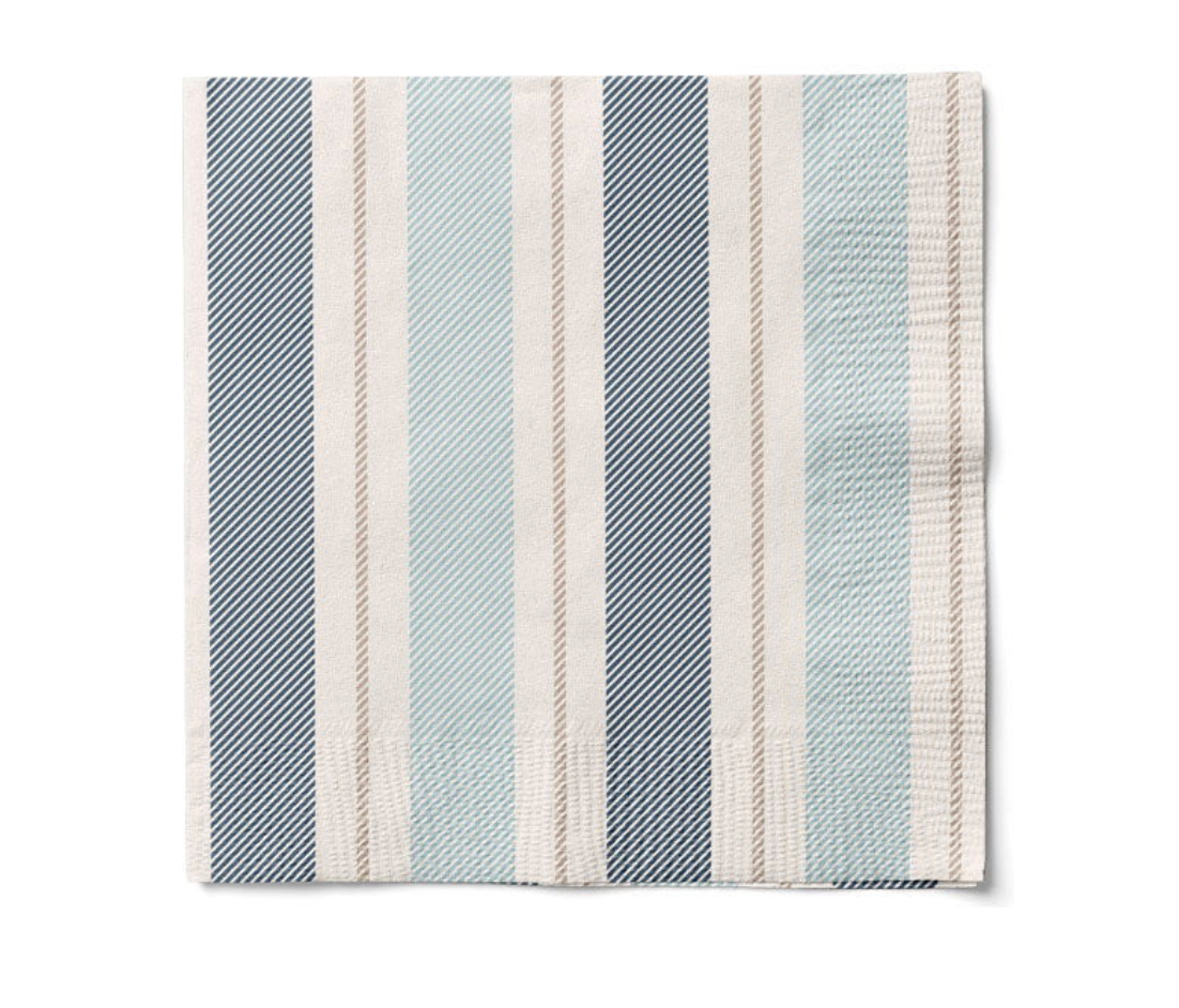 Servietter Nordic blue - 20 stk