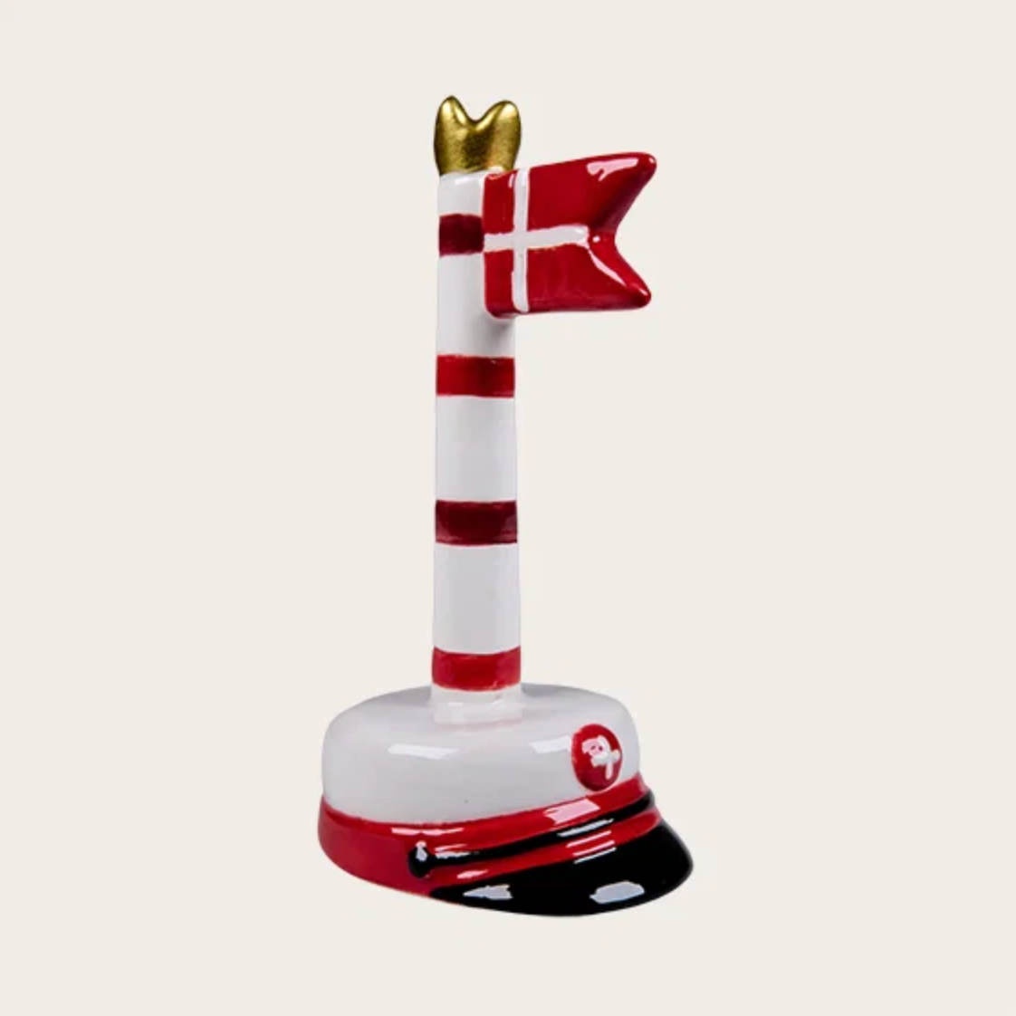 Studentflagg med striper 12 cm - Flere farger