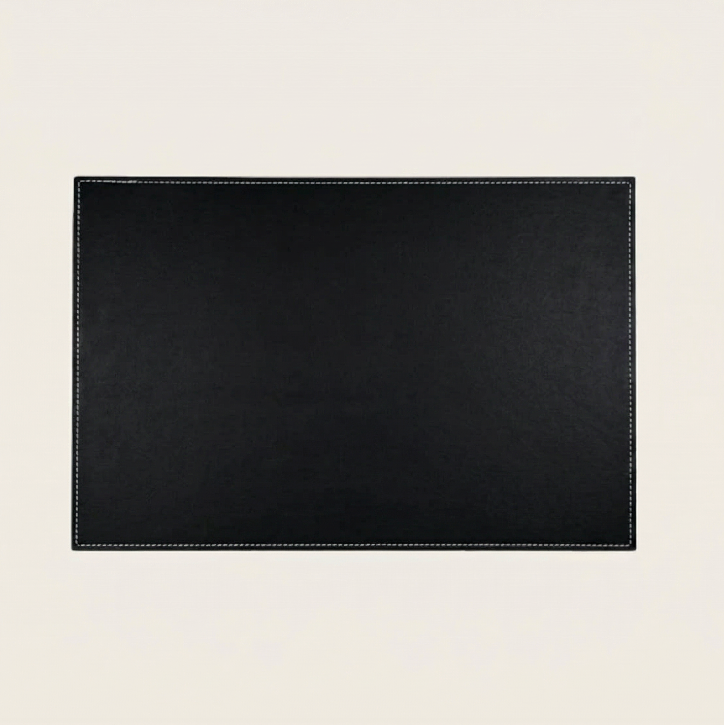 Plassmatte Black