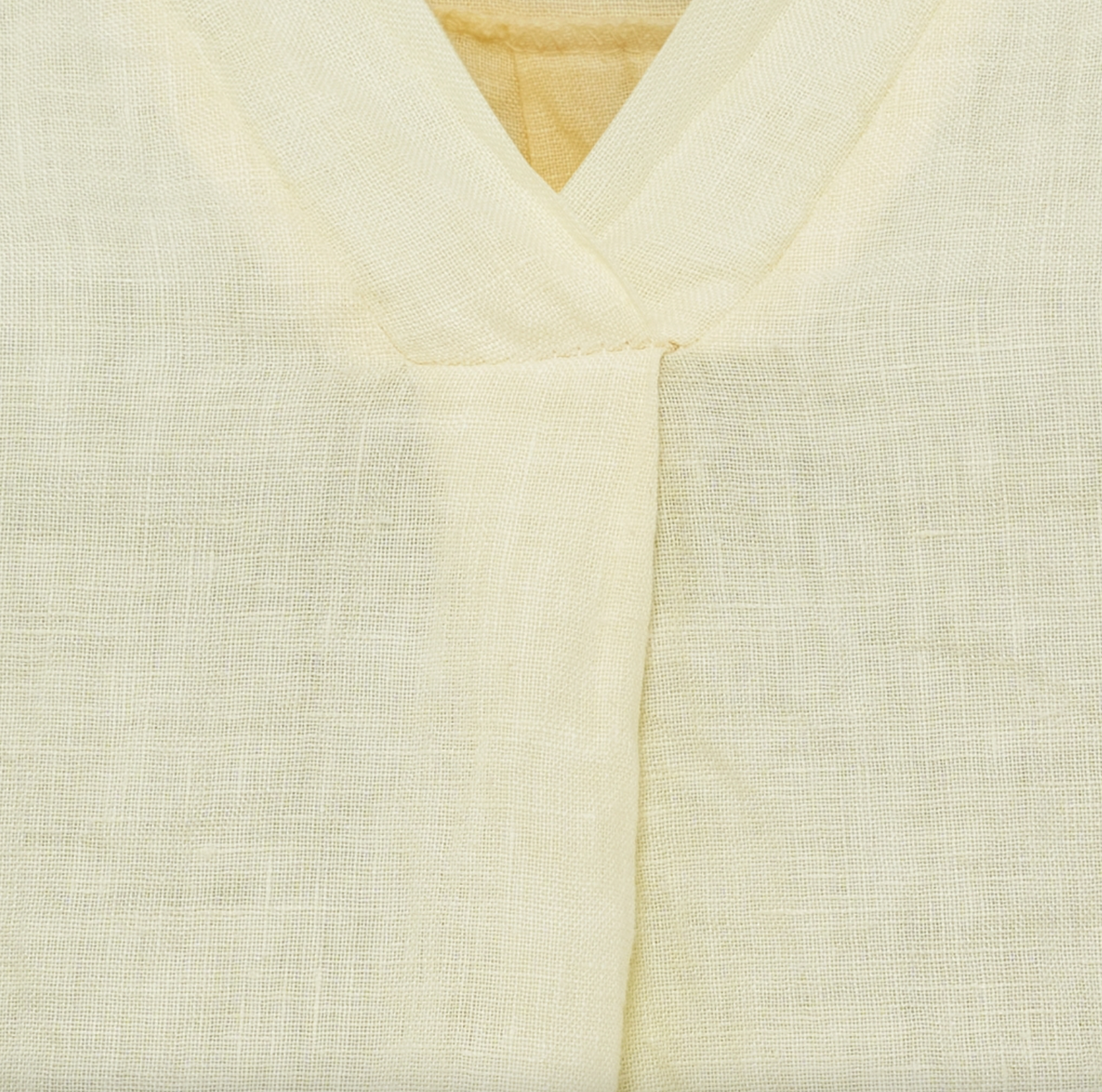 T-skjorte - Flea yellow linen