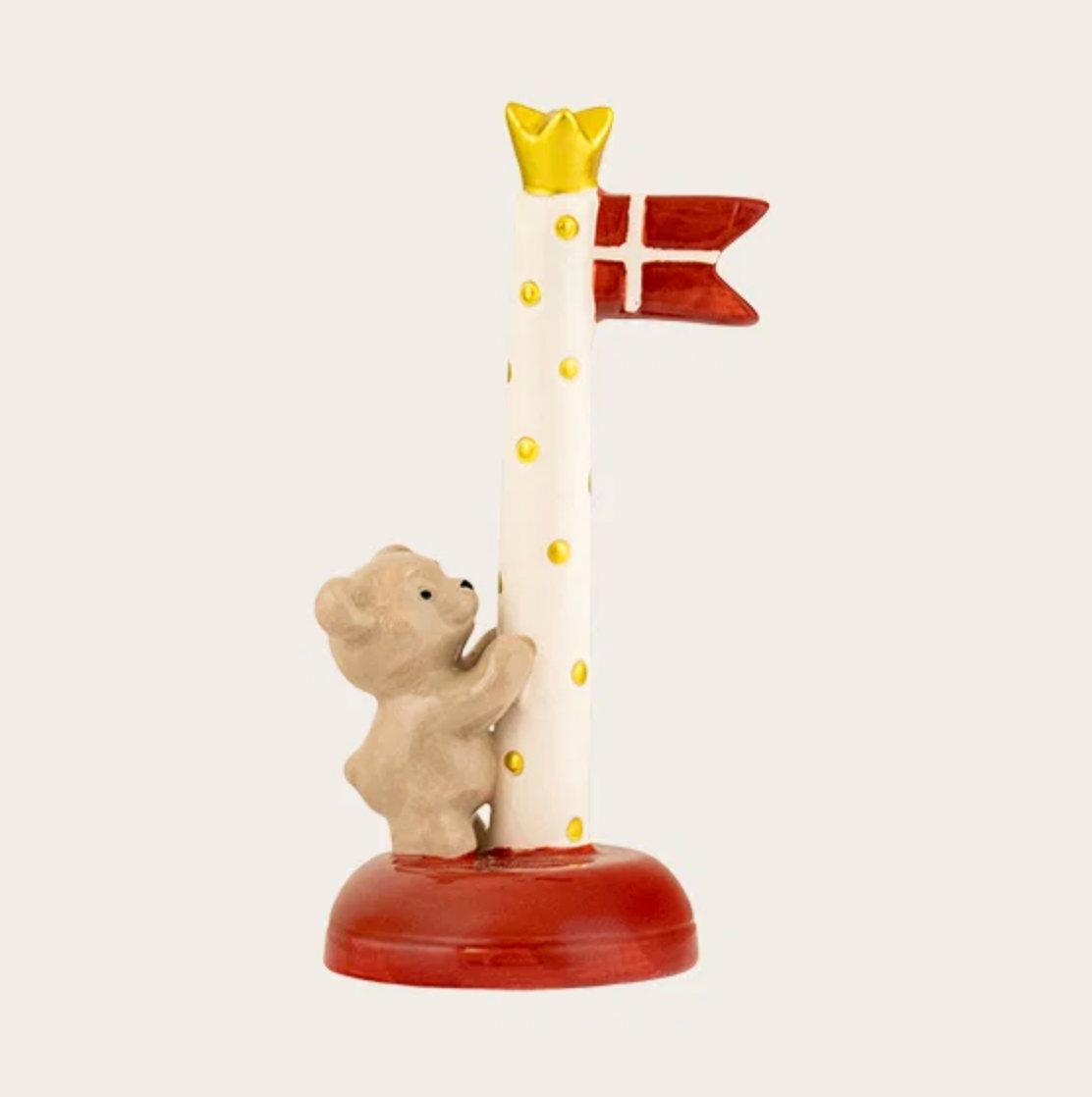 Flagg keramikk – Bamse 14 cm