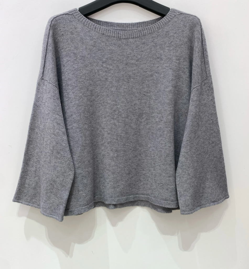 Genser med 3/4 ermer - Grey
