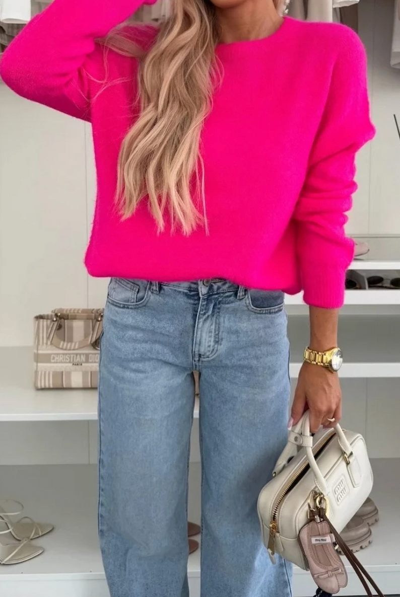 Strikk LUX Mohair - Rosa