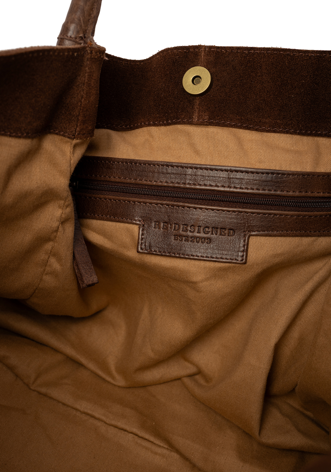 Shopper i ruskinn - Woodsmoke