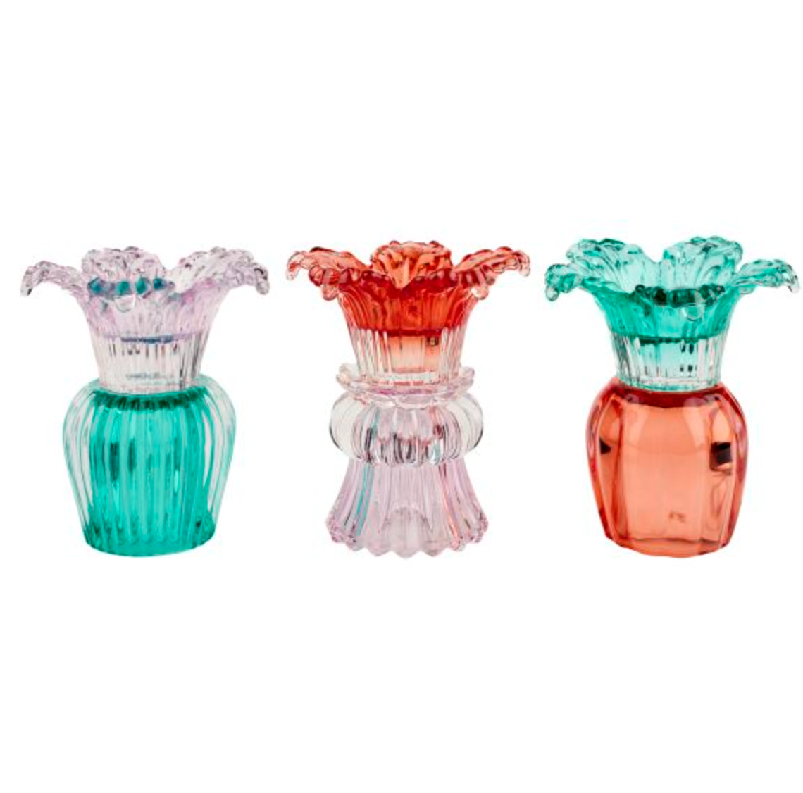 Lysestake Palme 14 cm Vendbar - MIX