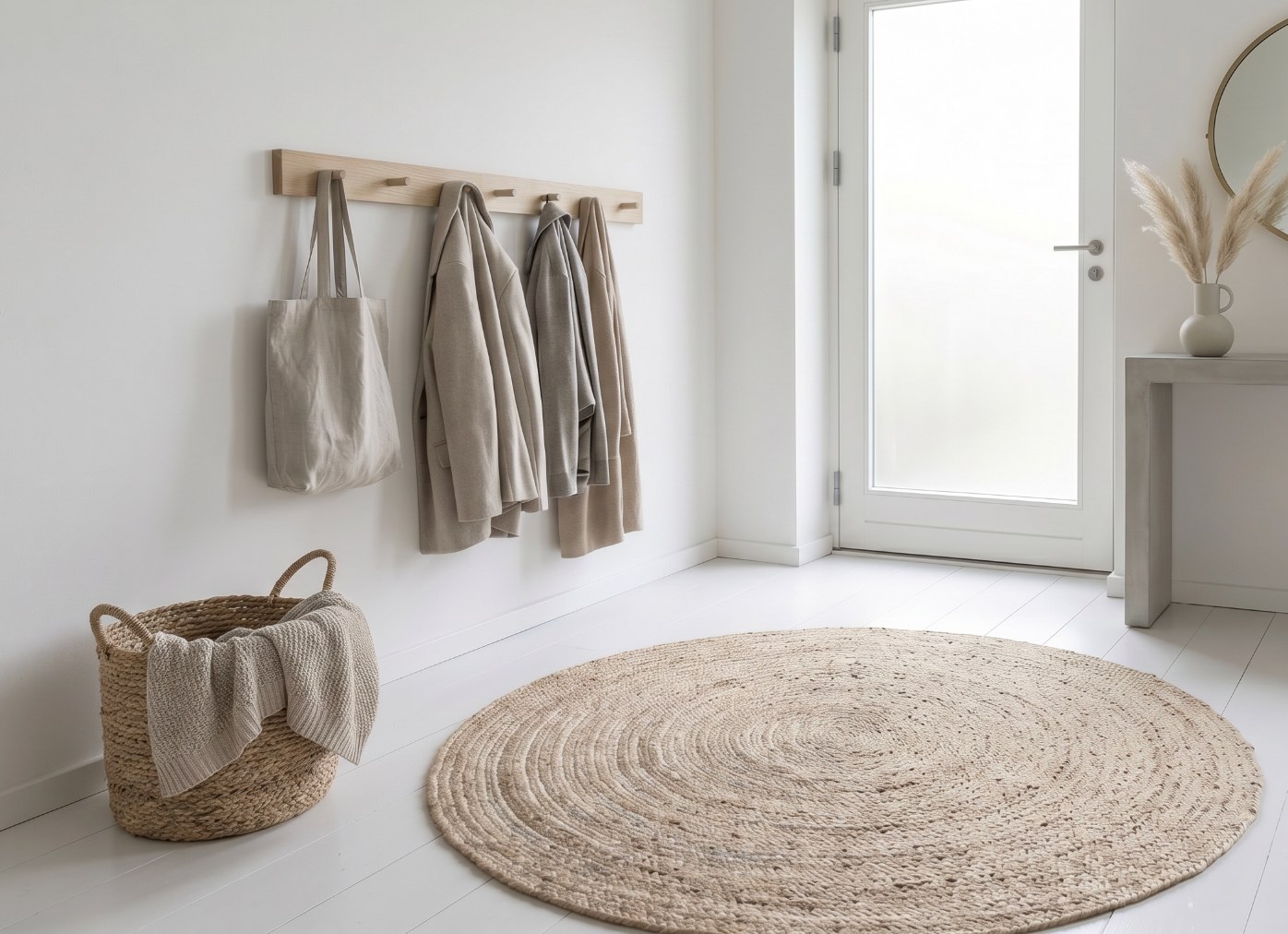 Juteteppe Ø120 cm