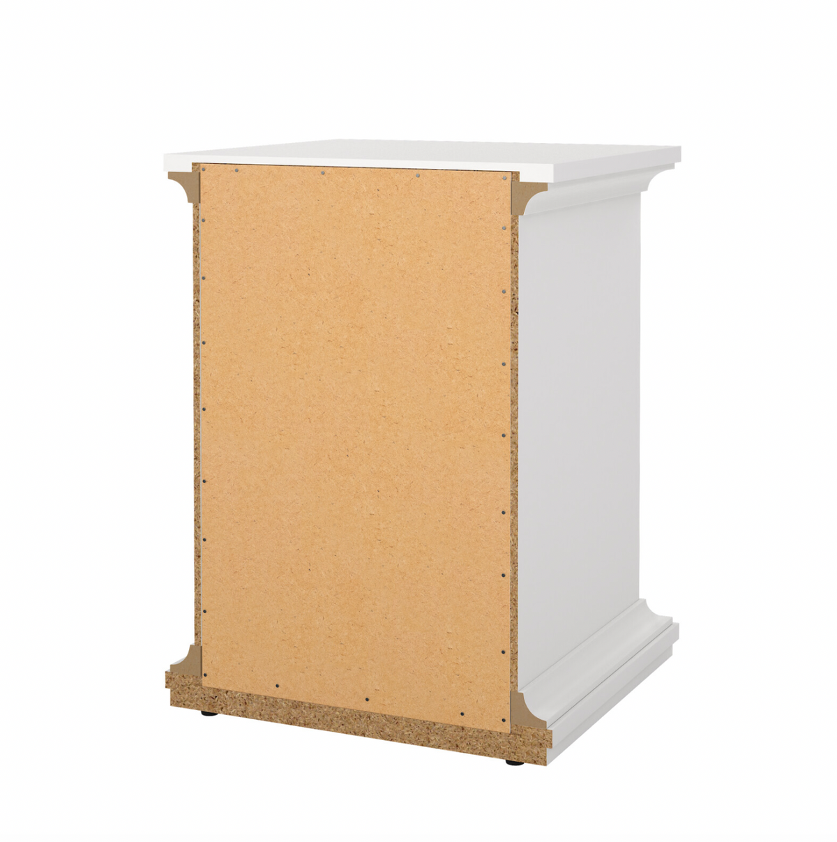 Nattbord Paris White – 2 skuffer