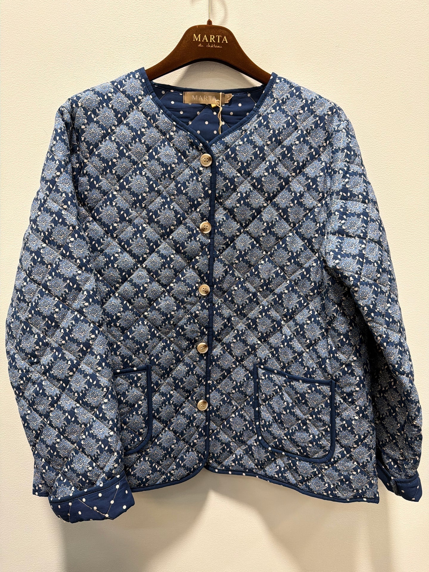 Jakke Quilt - Avril navy