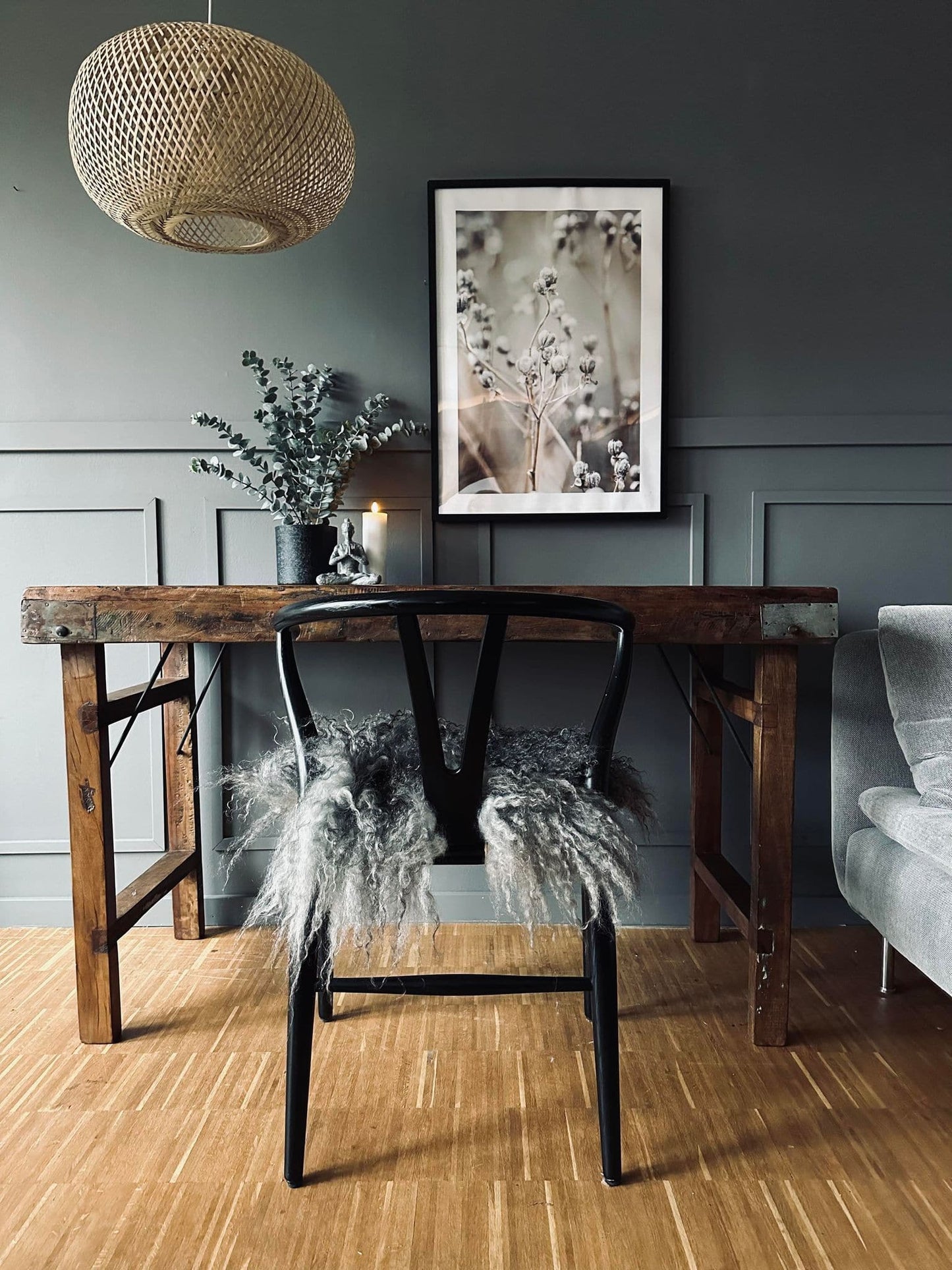 Bord unika 130cm - kan klappes sammen - VIAMAJA.DK