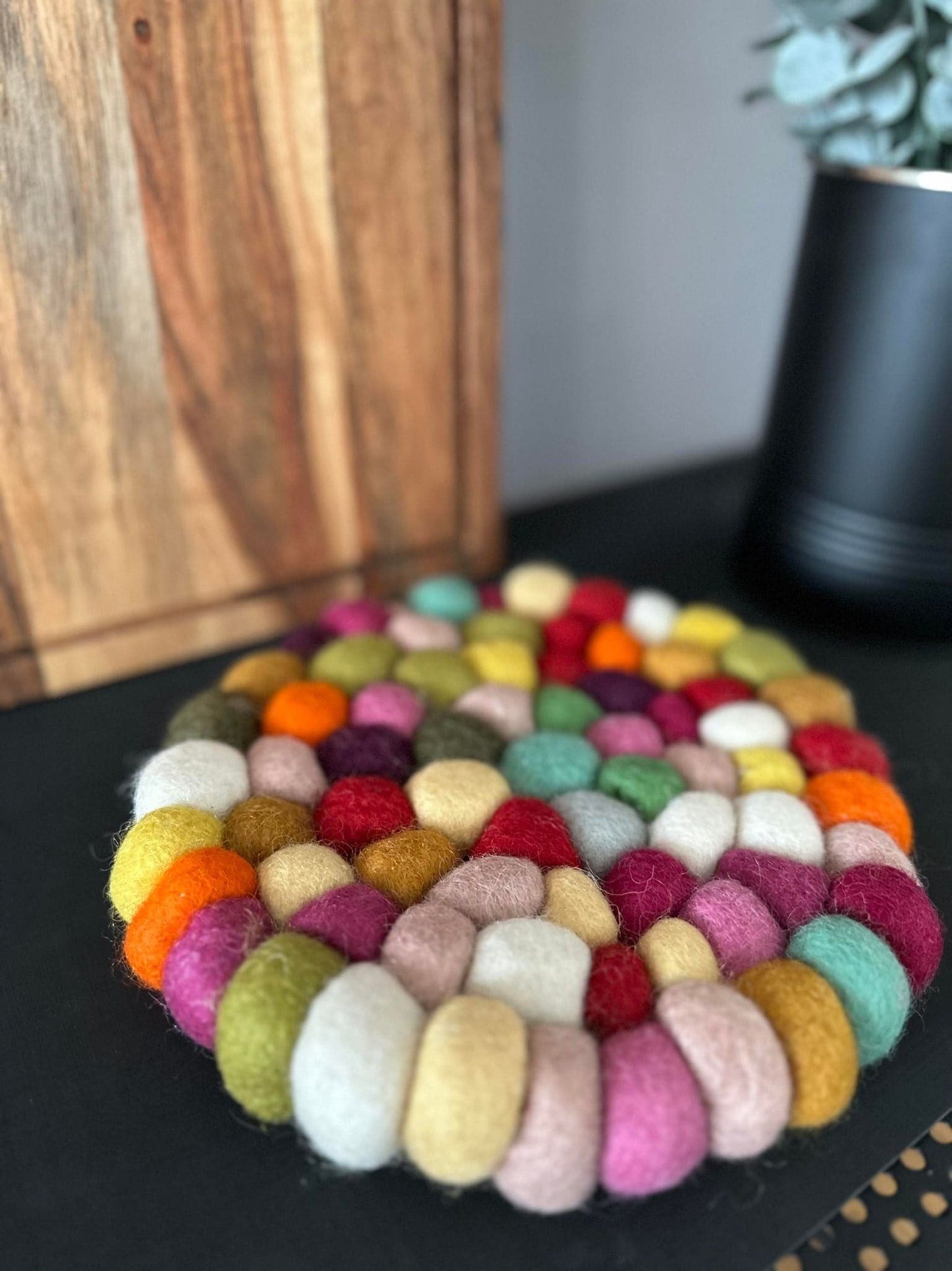 Bordskåner DOTS - Multi uld - VIAMAJA.DK