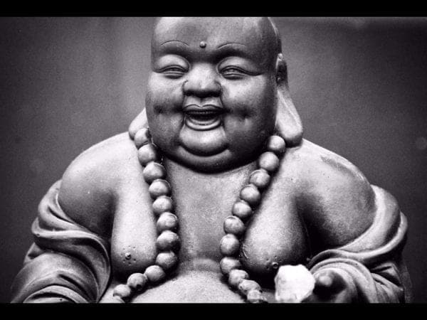 Buddha plakat - Sort / Hvid - VIAMAJA