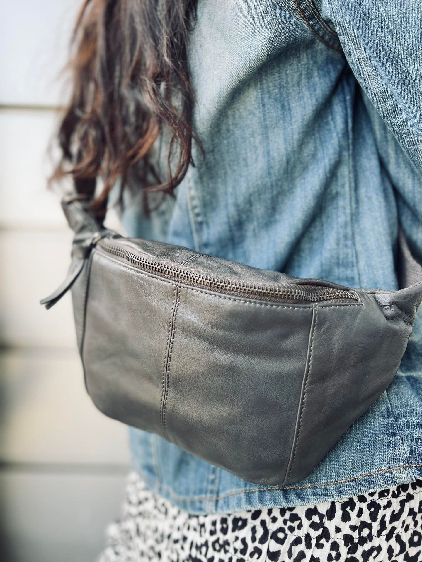 Bumbag JUNE - Grey - VIAMAJA.DK