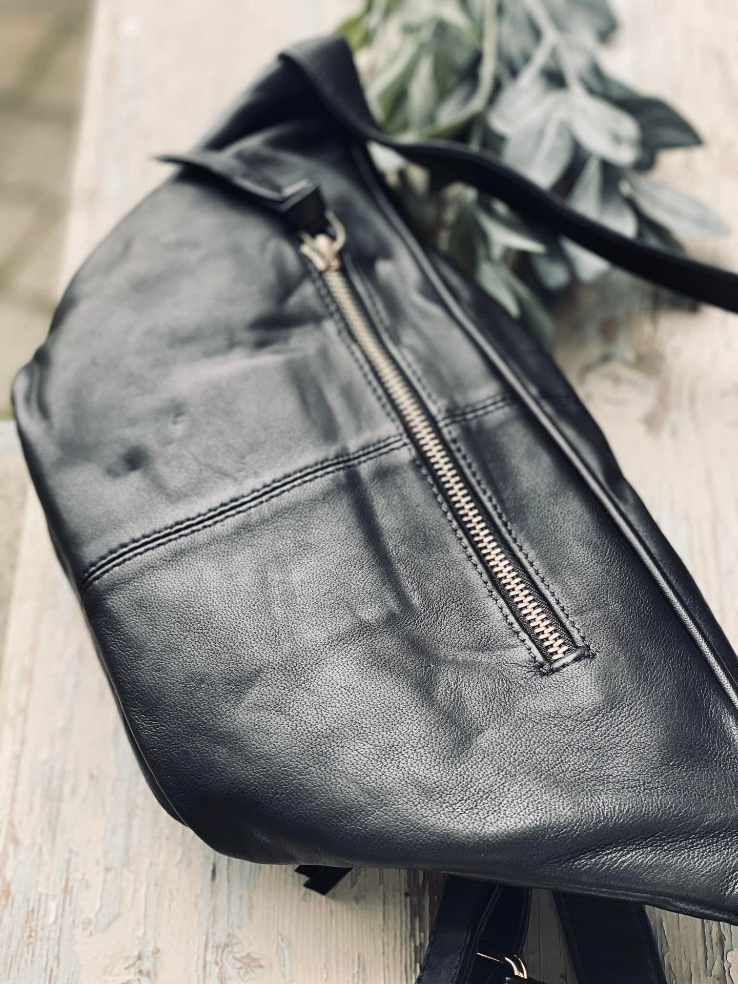 Bumbag - VINTAGE Black / Gold - VIAMAJA.DK