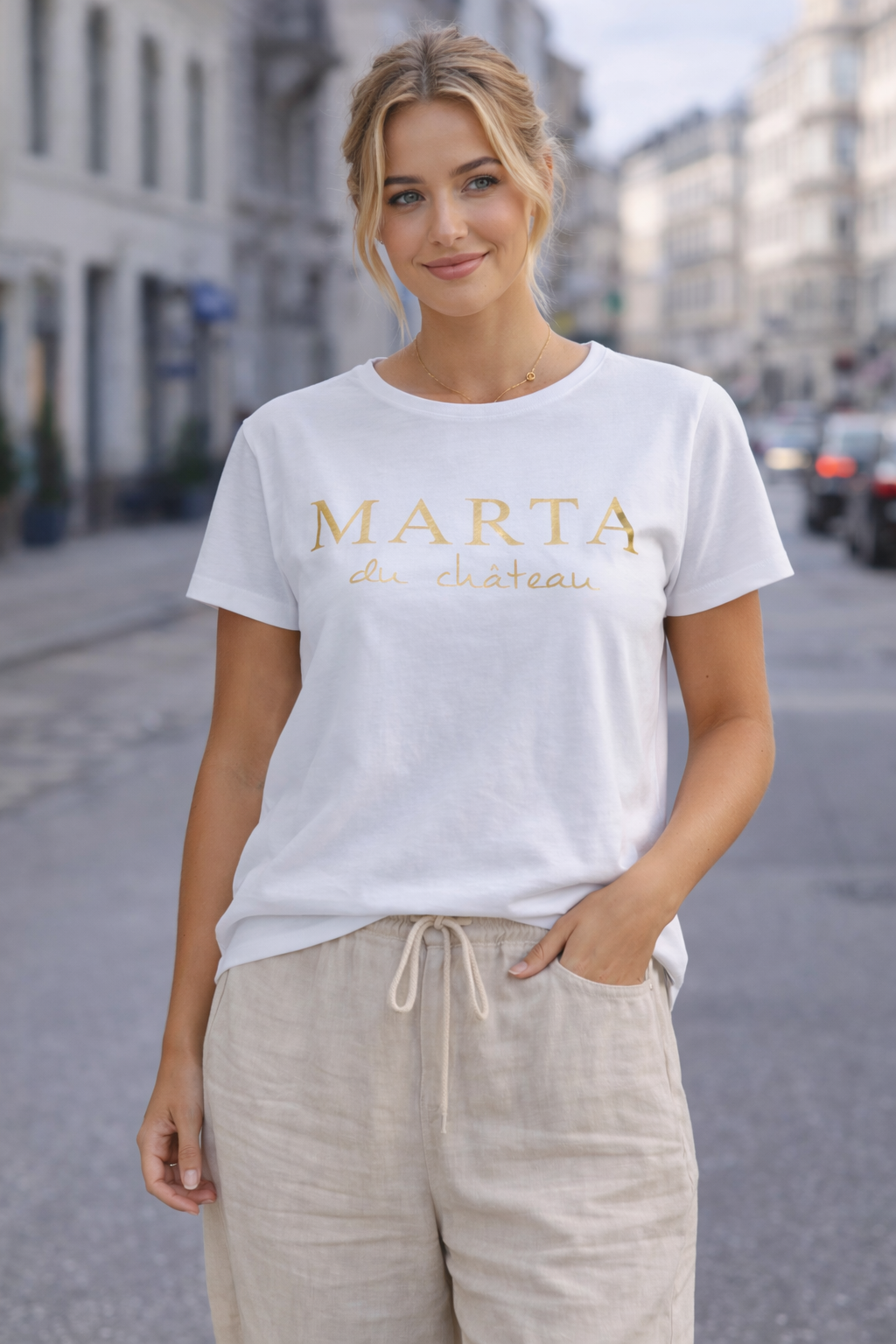 T-skjorte Marta White
