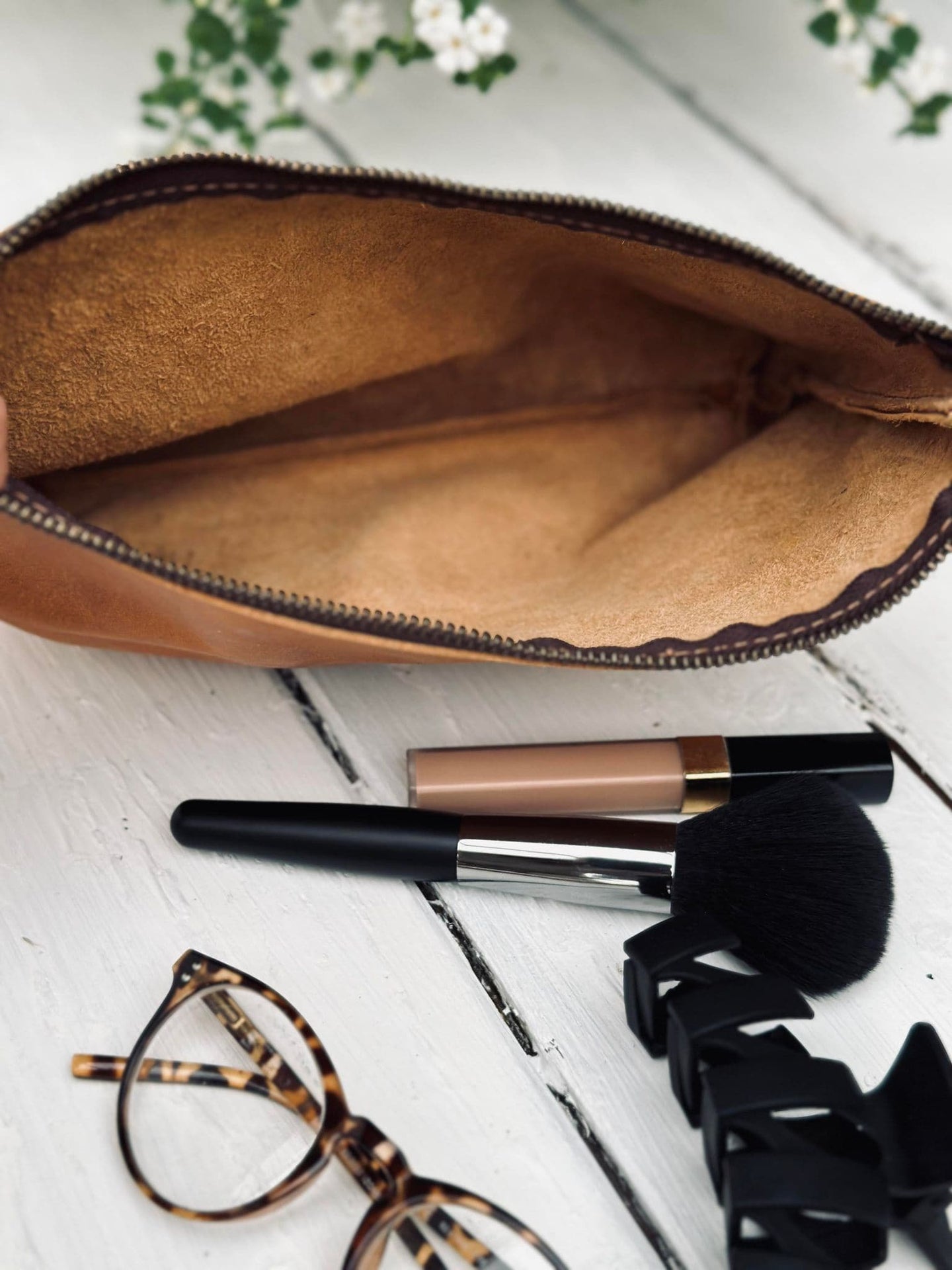 Clutch MIOMIO - Cognac skind - VIAMAJA.DK