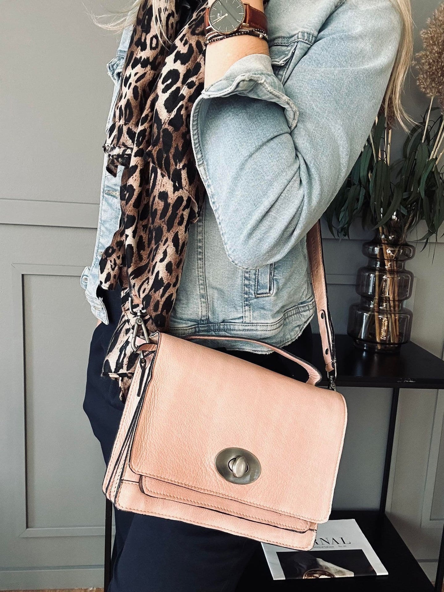 Crossover Rose Leather - Big - VIAMAJA.DK