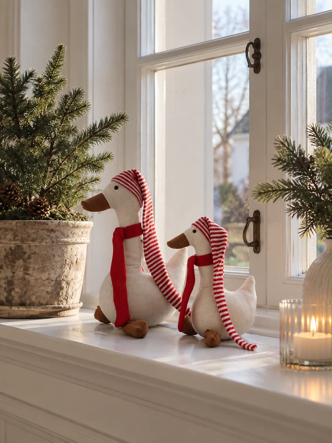 Juleand med lue - Small
