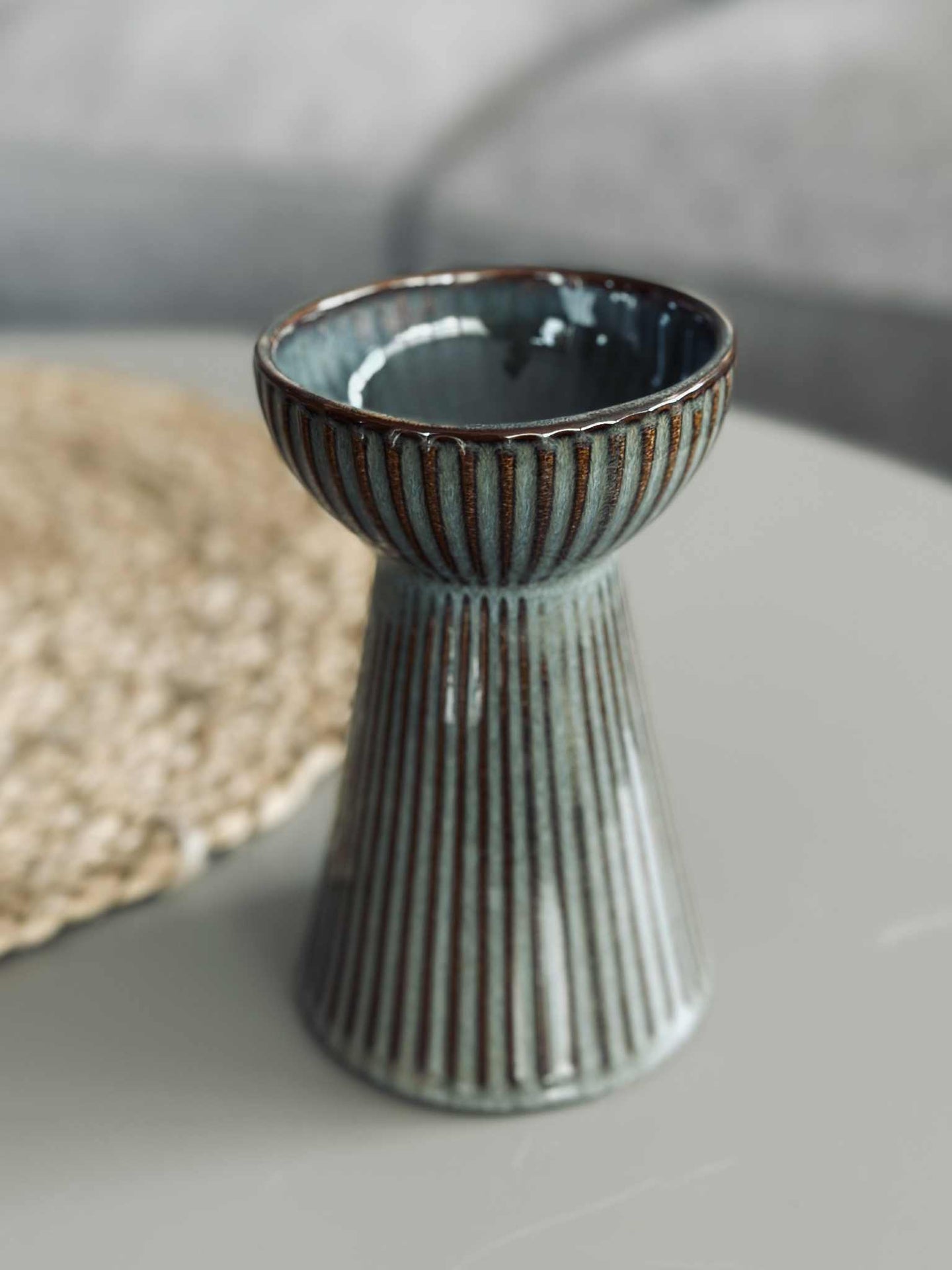 Hyasintvase VIGA - Grå / brun