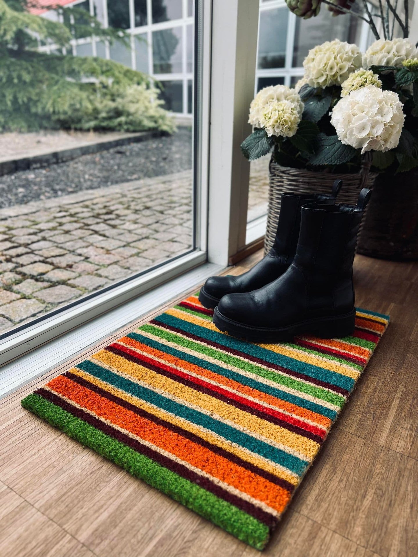 Dørmåtte - Kokos MULTI STRIB - VIAMAJA.DK