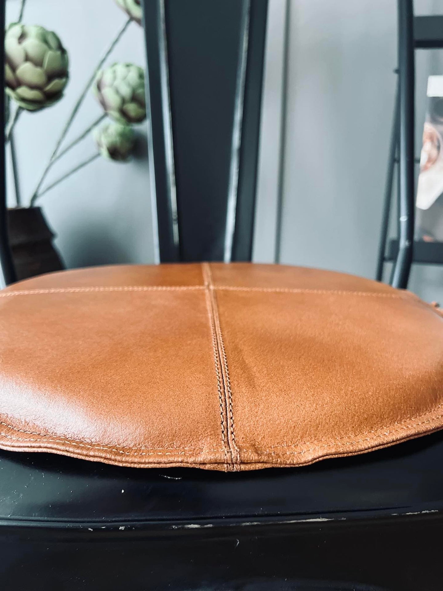 Hynde i læder - Cognac Dia 38cm - VIAMAJA.DK