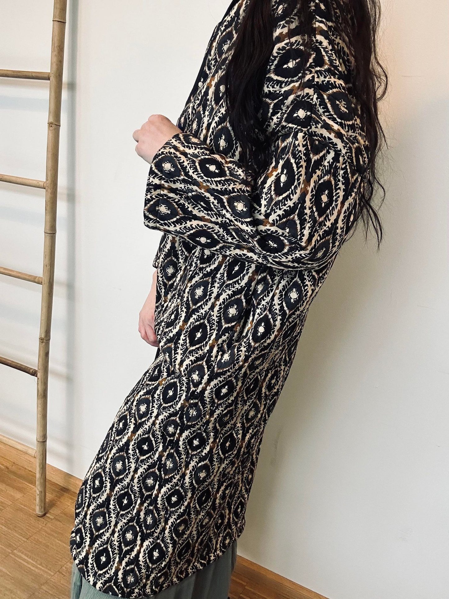Jakke Quilt sort - VIAMAJA.DK