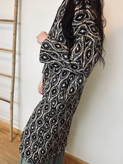 Jakke Quilt sort - VIAMAJA.DK