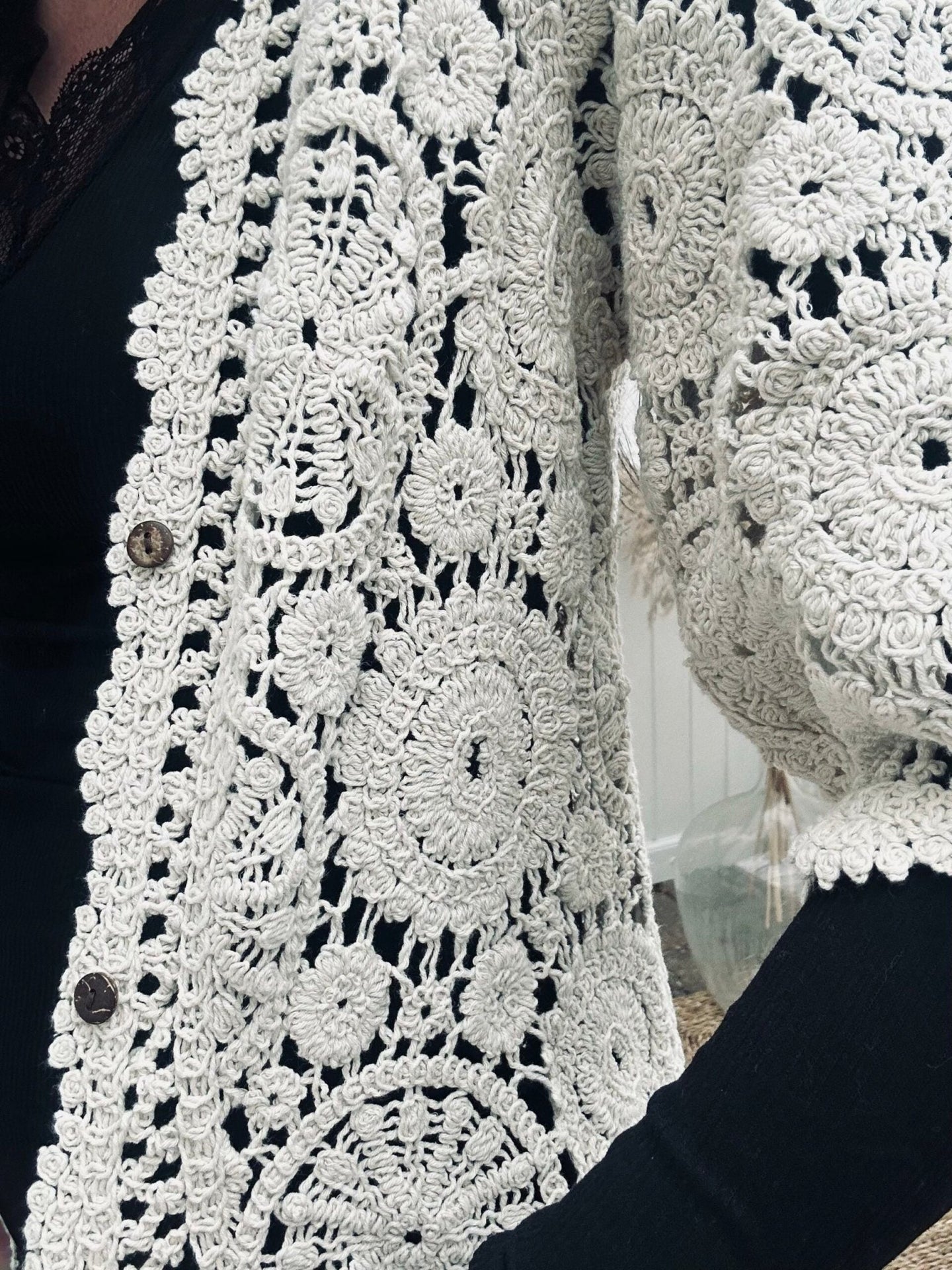 Kimono Boheme strik - VIAMAJA.DK