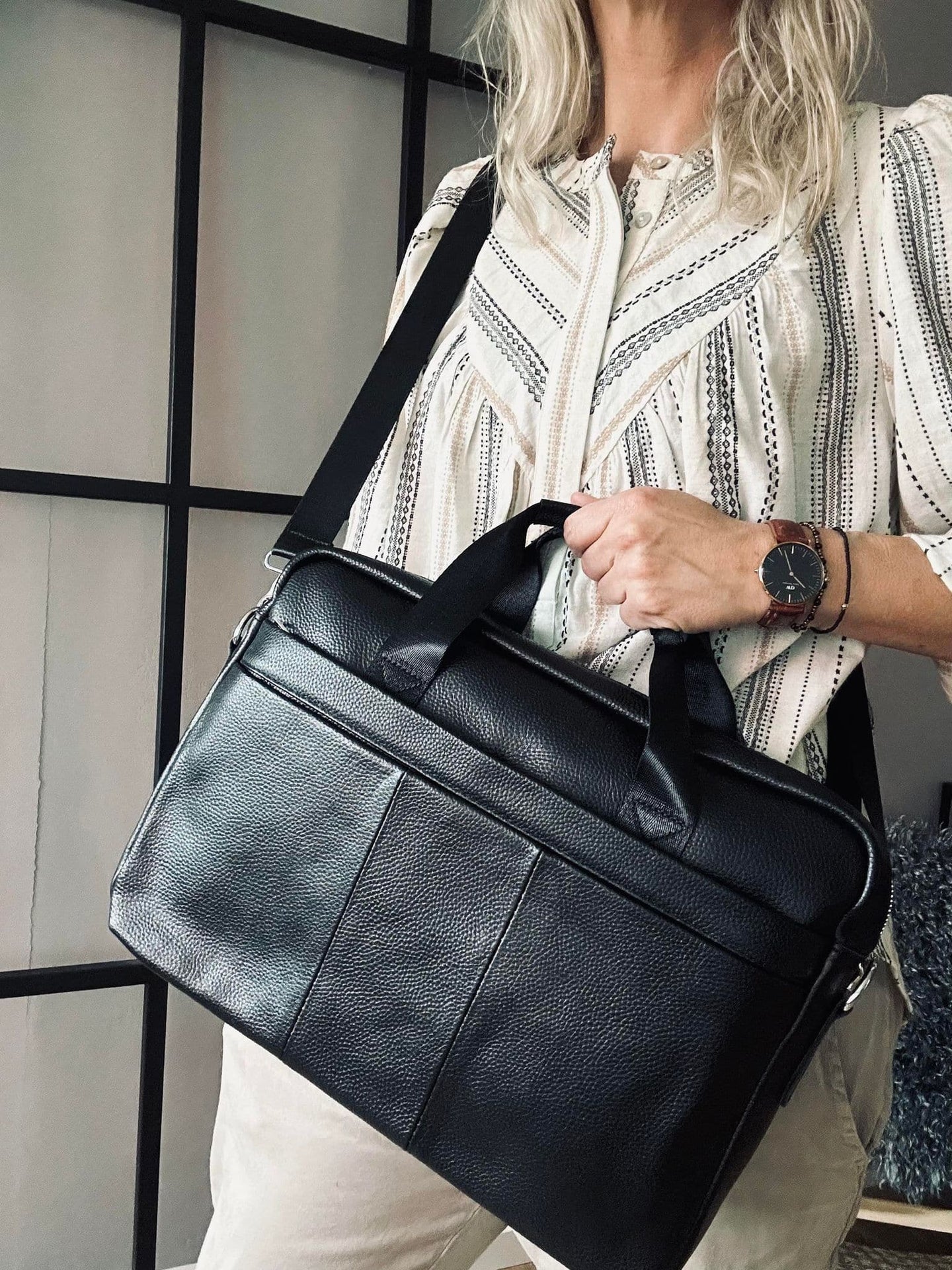 Laptop Rio Black leather - VIAMAJA.DK