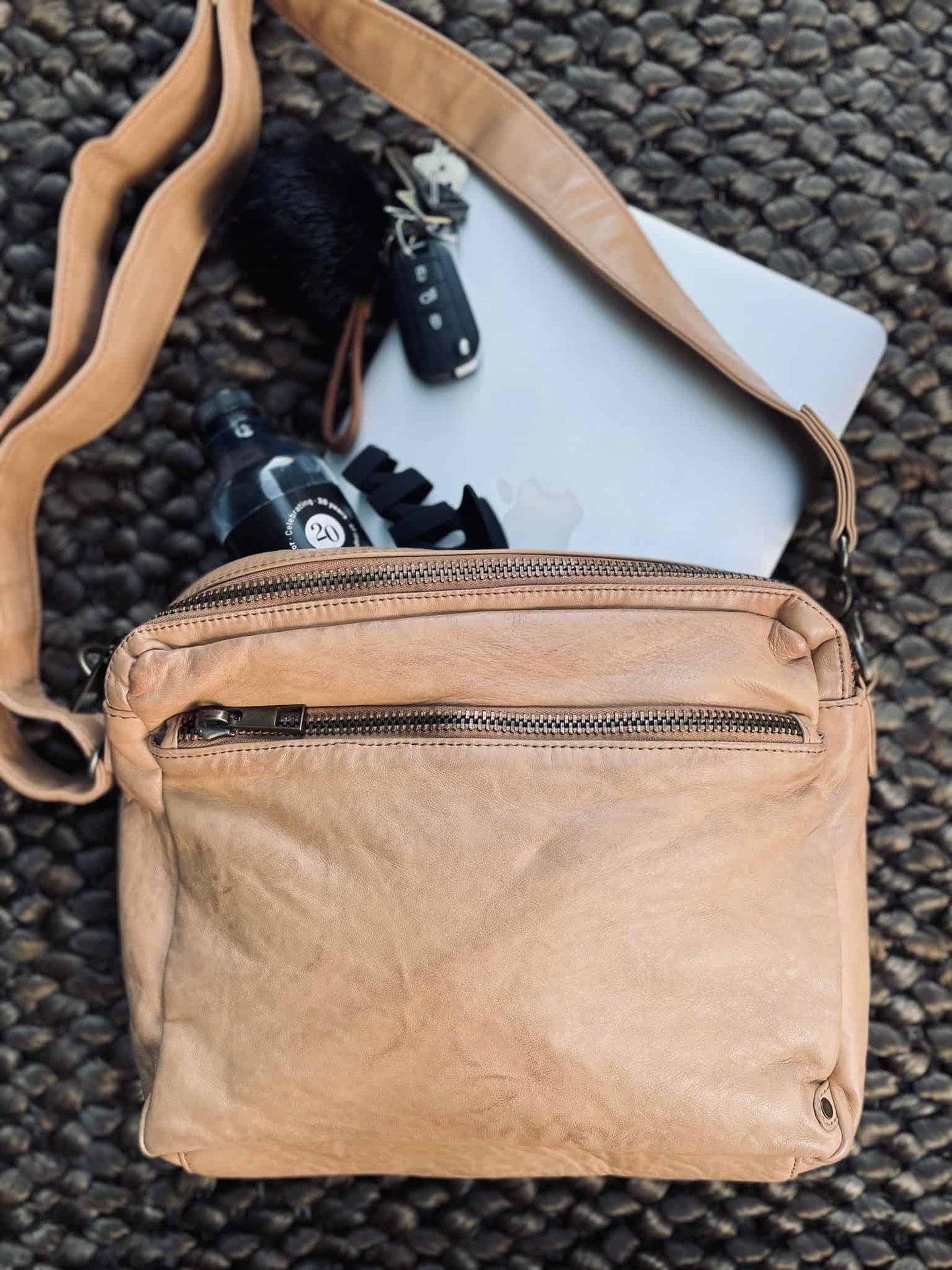 Laptoptaske Work – Camel - VIAMAJA.DK
