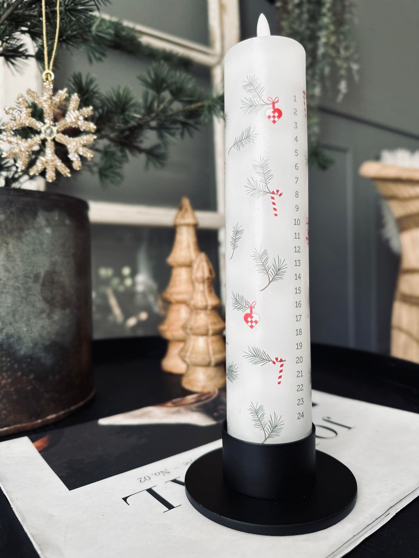 LED kalenderlys med fjernbetjening - VIAMAJA.DK