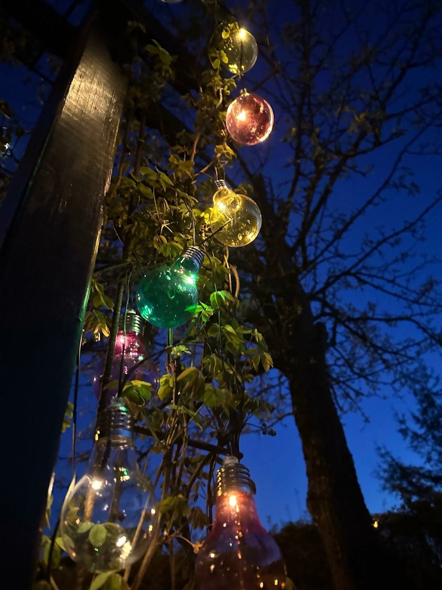 LED Lyskæde med solceller - Udendørs COLOR - VIAMAJA.DK