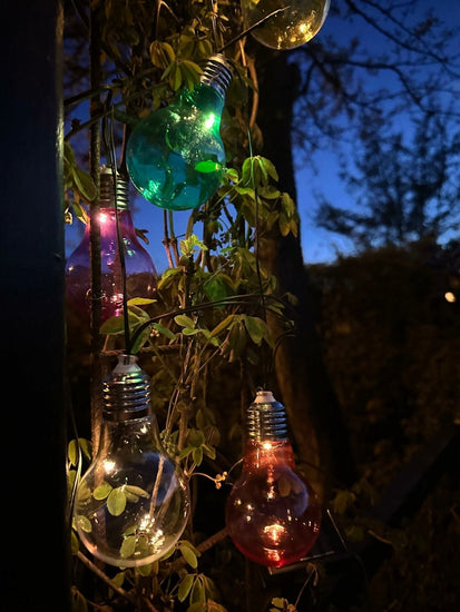 LED Lyskæde med solceller - Udendørs COLOR - VIAMAJA.DK