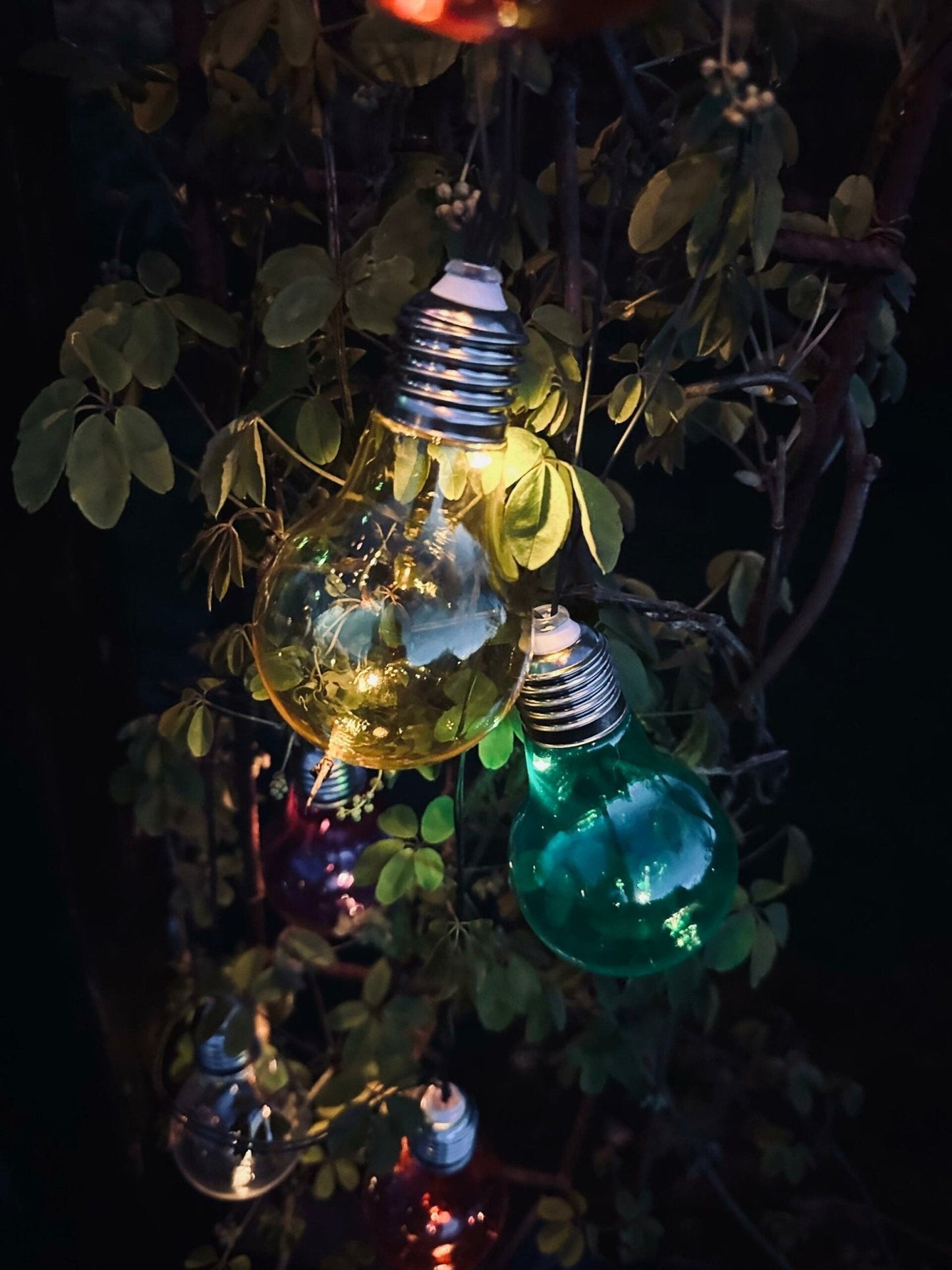 LED Lyskæde med solceller - Udendørs COLOR - VIAMAJA.DK