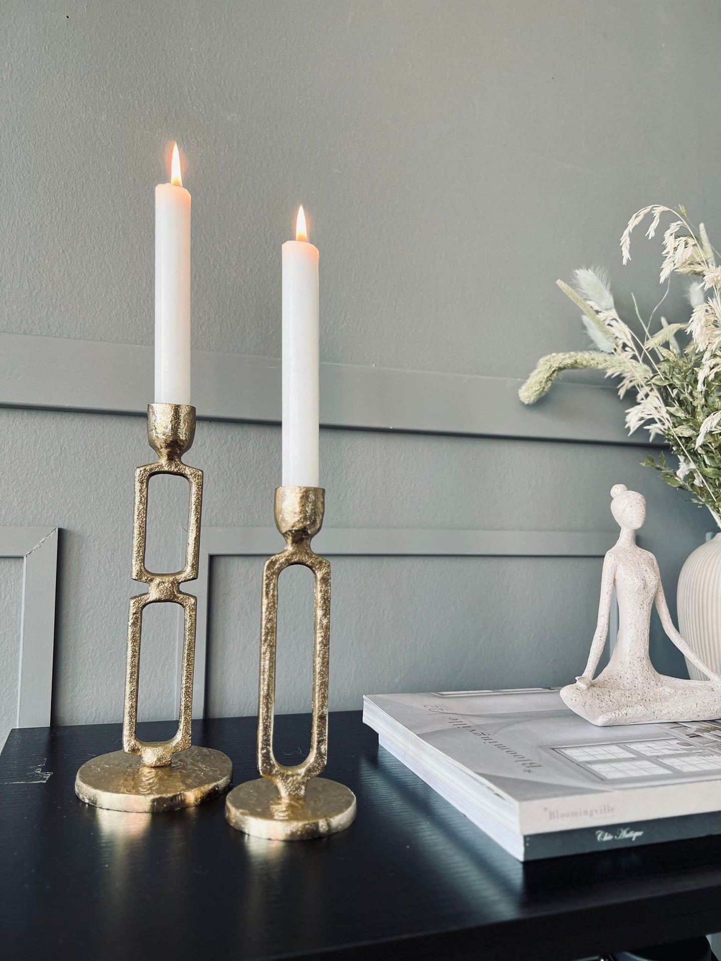 Lysestage Guld - VIAMAJA.DK