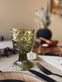 Lysestage Pokal - Grøn glas - VIAMAJA.DK