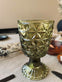 Lysestage Pokal - Grøn glas - VIAMAJA.DK