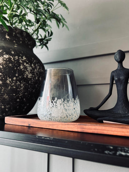 Lysestage til fyrfadslys - GLAS ART - VIAMAJA.DK