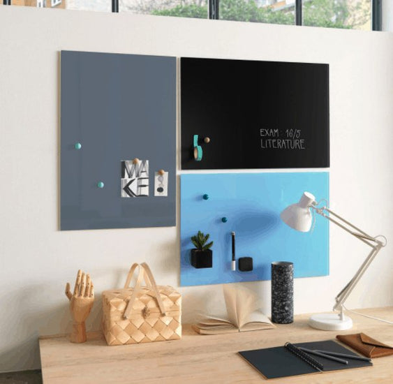 Magnetisk Glastavle – Sort 40×60 - VIAMAJA.DK