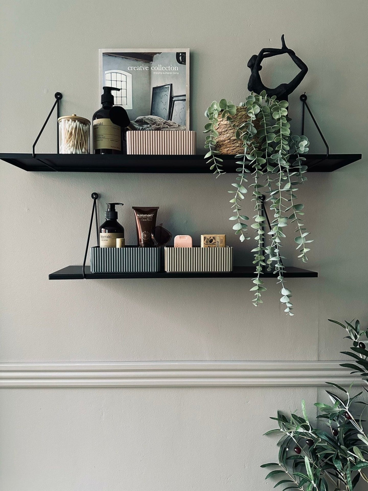 Makeup organiser med opdeling – Taupe - VIAMAJA.DK