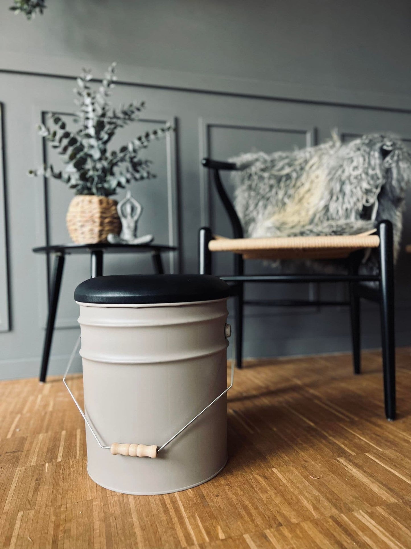 Opbevaring med pude - Beige - VIAMAJA.DK
